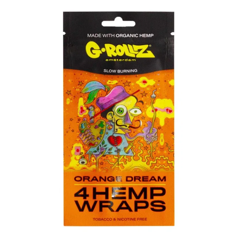 G-Rollz Orange Dream Hemp Wraps 4 pack
