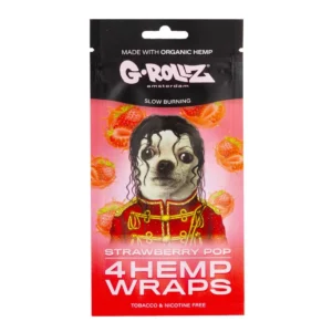 G-Rollz Strawberry Pop Hemp Wraps 4 pack