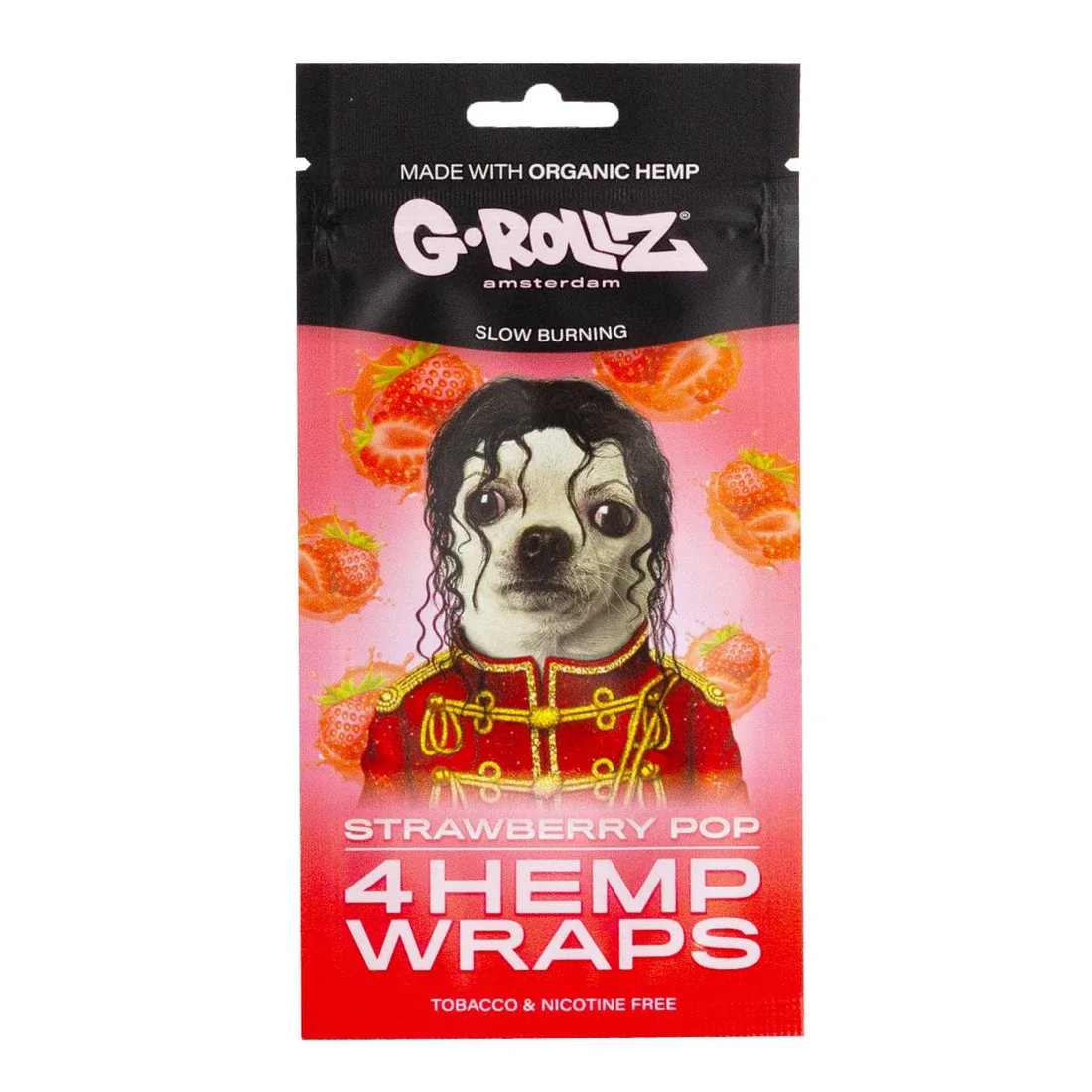 G-Rollz Strawberry Pop Hemp Wraps G-Rollz Strawberry Pop Hemp Wraps 4 pack