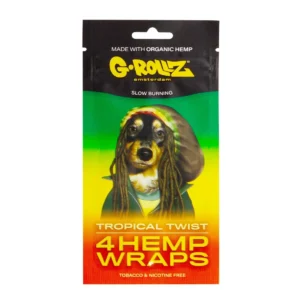 G-Rollz Tropical Twist Hemp Wraps 4 pack